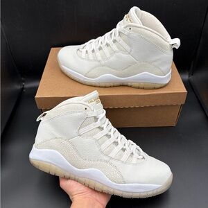 Size 9 - Air Jordan 10 Retro Drake OVO White Promo Sample